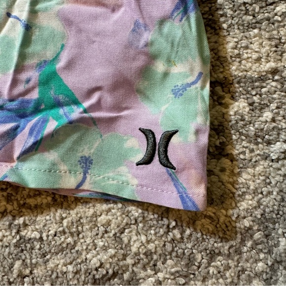 BRAND NEW HURLEY GIRLS FLORAL TOP - Picture 2 of 4